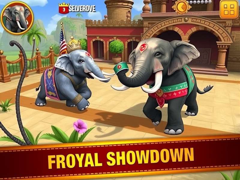 Royal Elephant Showdown gameplay screenshot